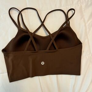 lululemon athletica Brown Strappy Sports Bra